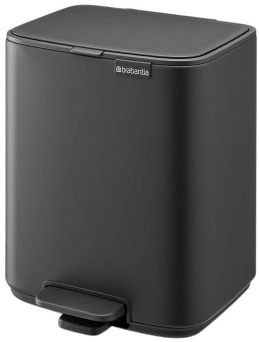 Brabantia Bo Pedalspand 7 L, Mineral Infinite Grey