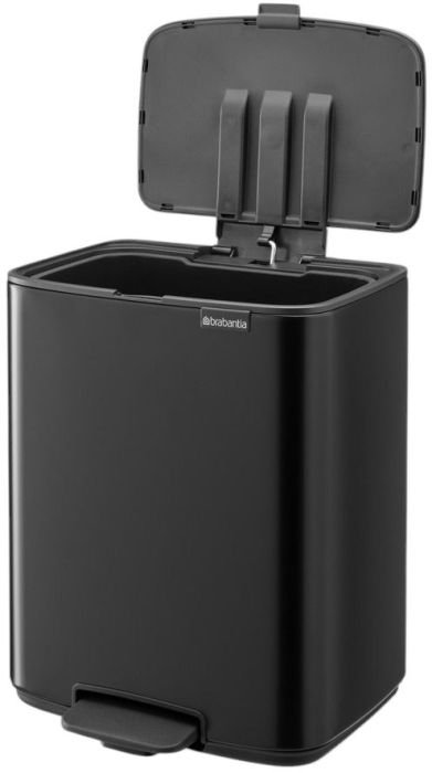 Brabantia Bo Pedalspand 12 L, Mat Sort