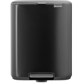 Brabantia Bo Pedalspand 12 L, Mat Sort