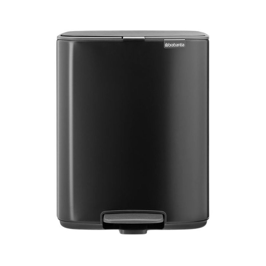 Brabantia Bo Pedalspand 12 L, Mat Sort