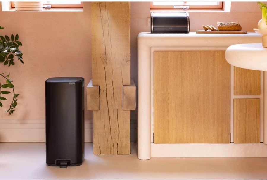 Brabantia Bo Pedalspand 30 L, Mat Sort