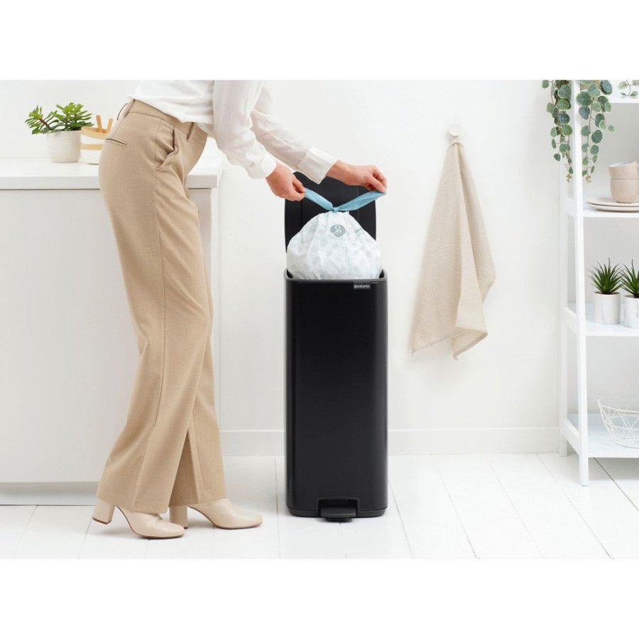 Brabantia Bo Pedalspand 30 L, Mat Sort