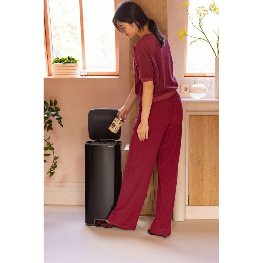 Brabantia Bo Pedalspand 30 L, Mat Sort
