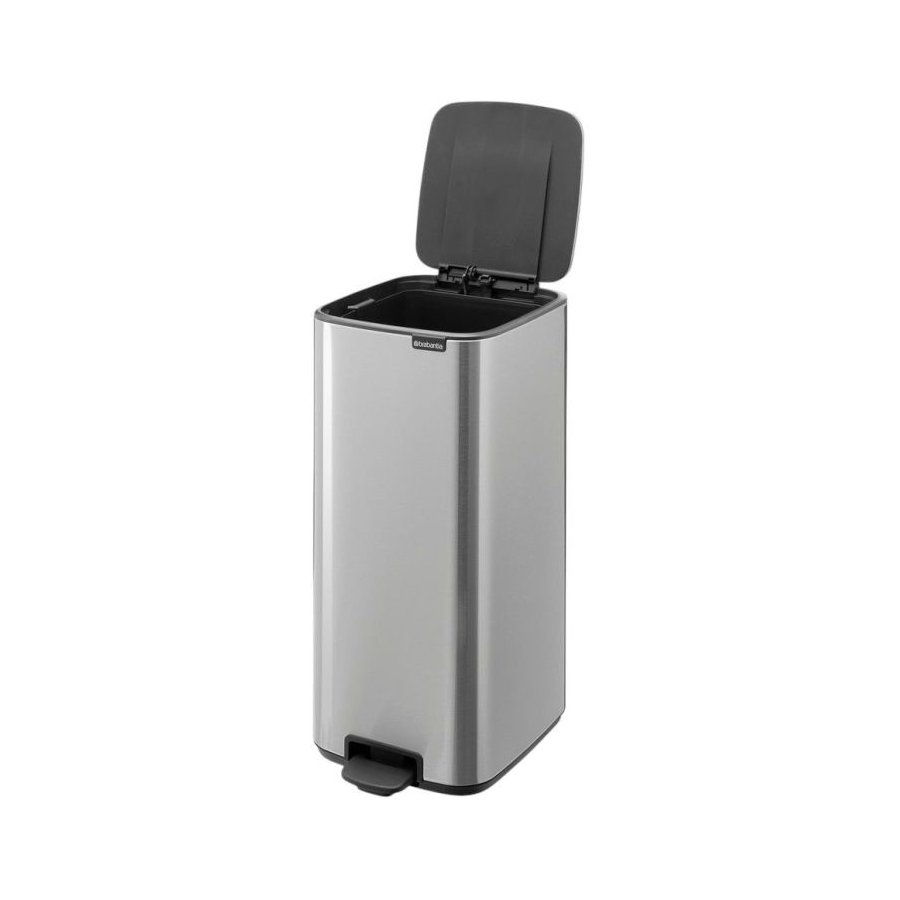 Brabantia Bo Pedalspand Fingerprint Proof 30 L, Mat Stl
