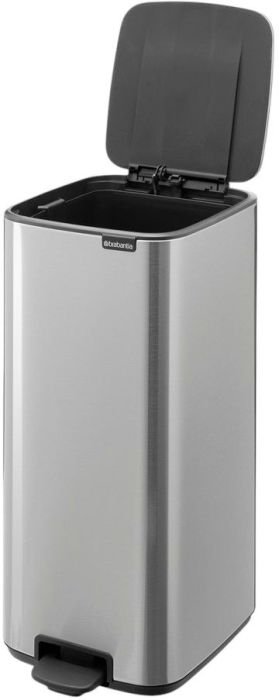 Brabantia Bo Pedalspand Fingerprint Proof 30 L, Mat Stl