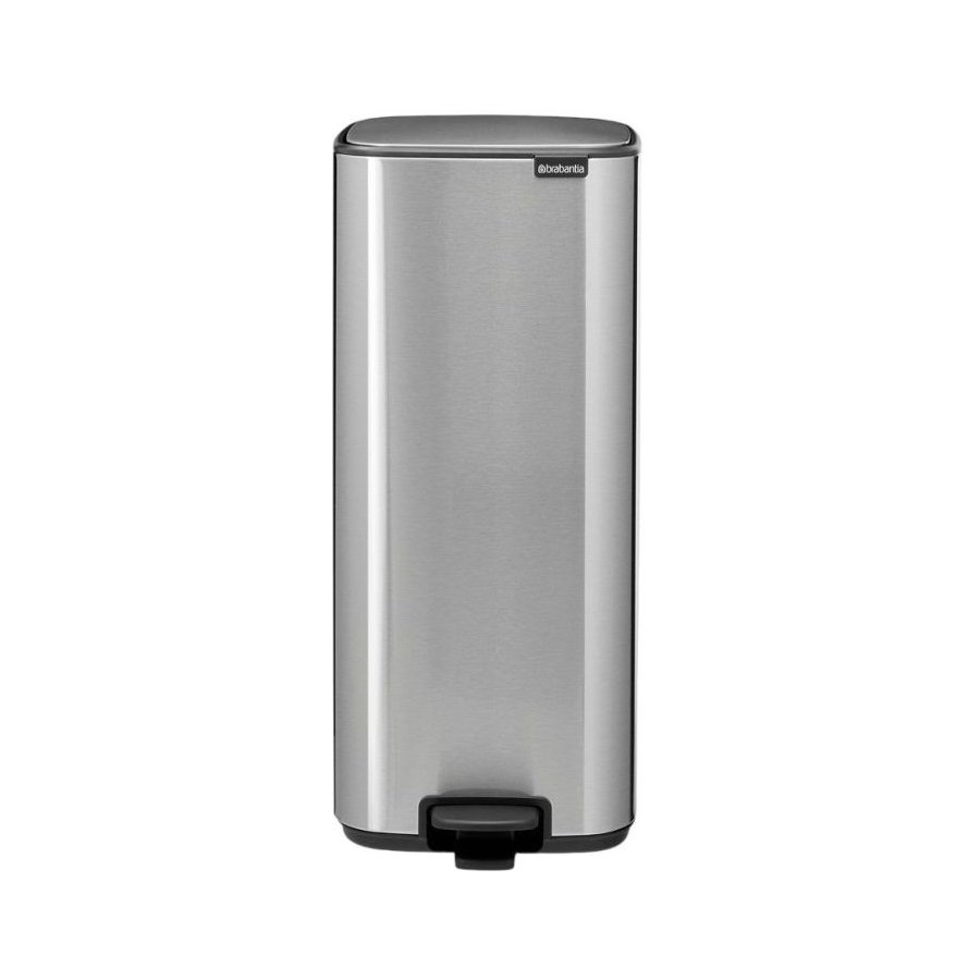 Brabantia Bo Pedalspand Fingerprint Proof 30 L, Mat Stl