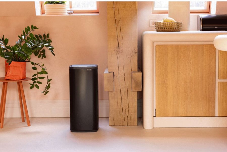 Brabantia Bo Touch Affaldsspand 30 L, Mat Sort