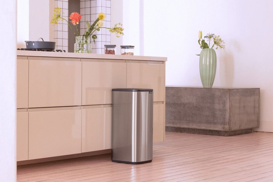 Brabantia Bo Touch Affaldsspand Fingerprint Proof 30 L, Mat Stl