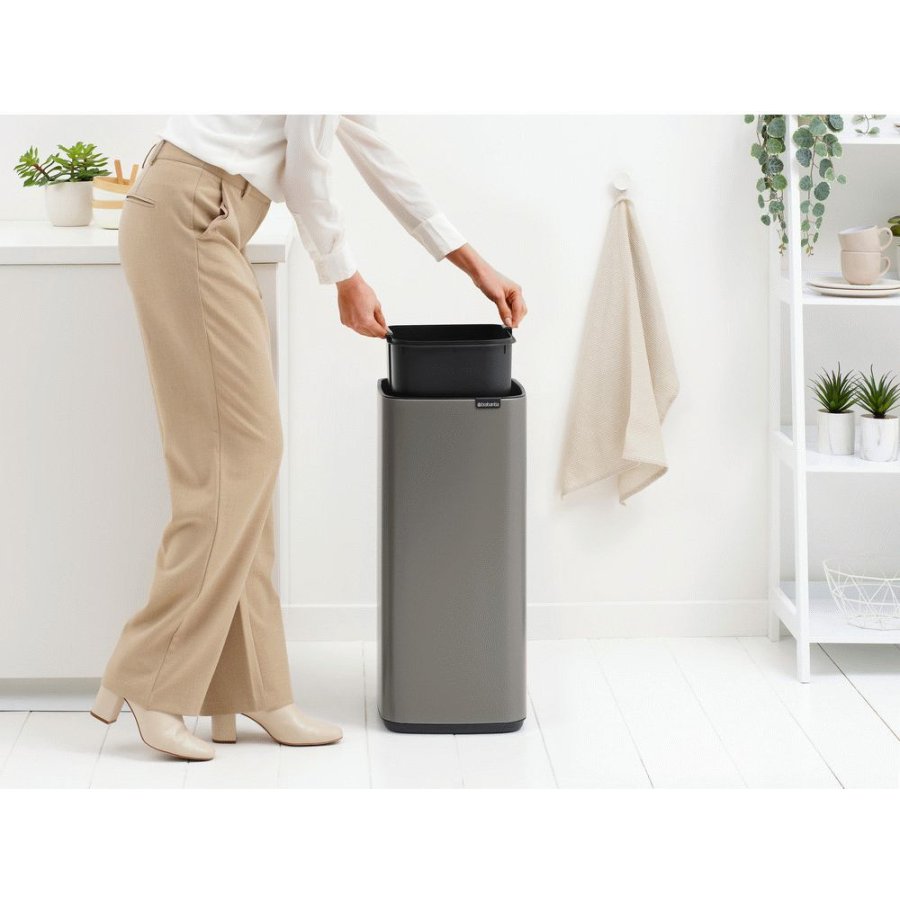 Brabantia Bo Touch Affaldsspand 30 L, Platinum