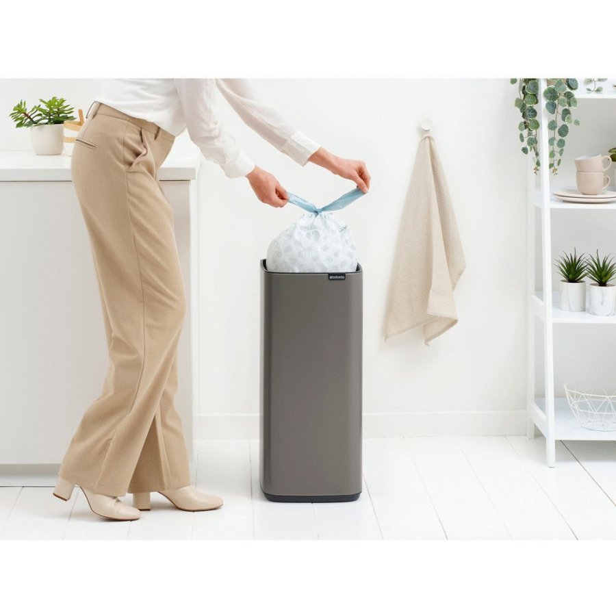 Brabantia Bo Touch Affaldsspand 30 L, Platinum