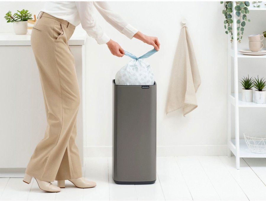 Brabantia Bo Touch Affaldsspand 30 L, Platinum