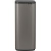 Brabantia Bo Touch Affaldsspand 30 L, Platinum