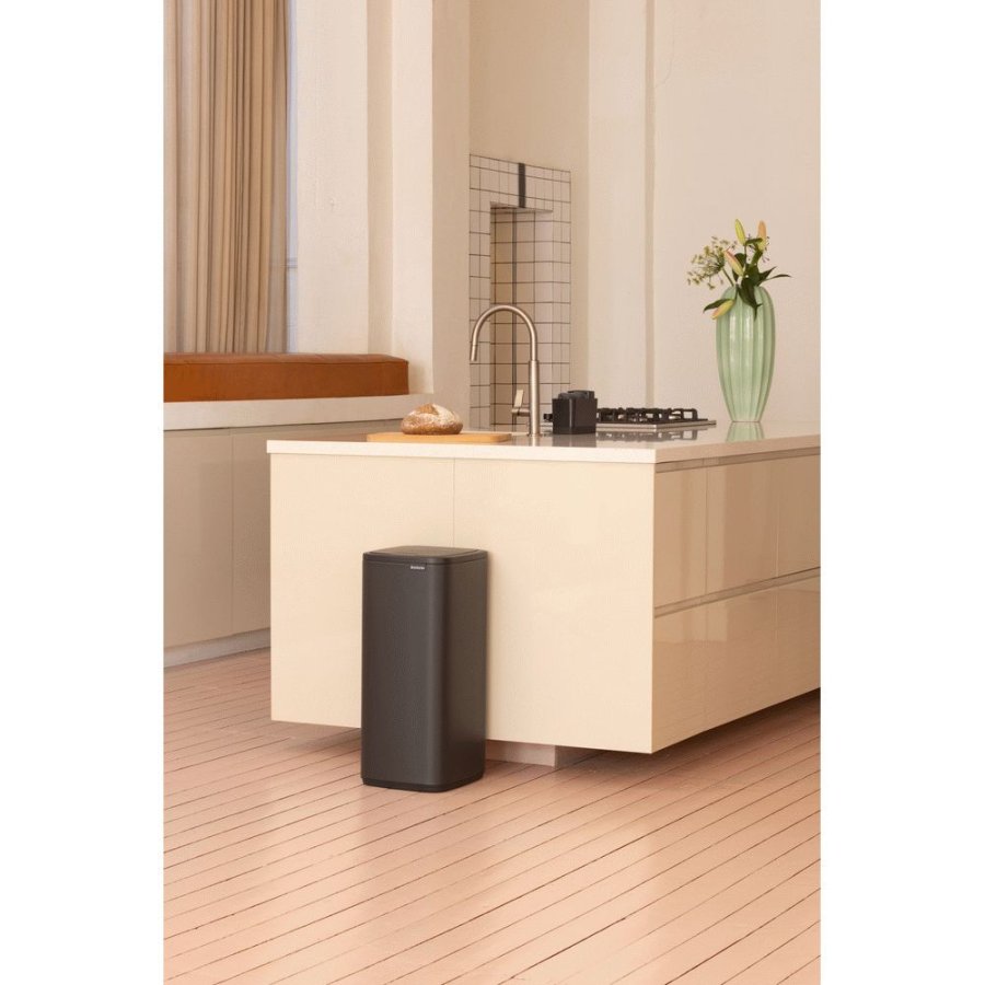 Brabantia Bo Touch Affaldsspand 30 L, Mineral Infinite Grey