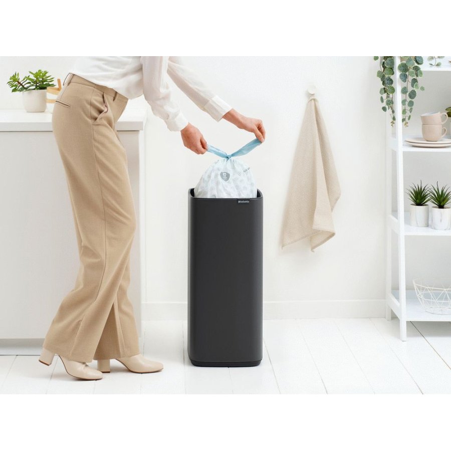 Brabantia Bo Touch Affaldsspand 30 L, Mineral Infinite Grey