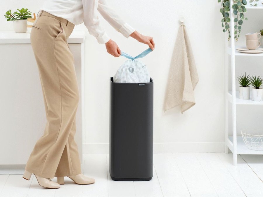 Brabantia Bo Touch Affaldsspand 30 L, Mineral Infinite Grey