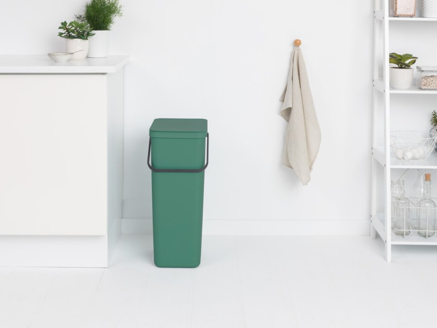 Brabantia Sort & Go Affaldsspand m. Lg 40 L, Fir Green