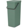 Brabantia Sort & Go Affaldsspand m. Lg 40 L, Fir Green