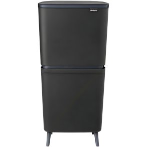 Brabantia SortUp Abfalltrennungseimer 20+25 L, Dark Grey