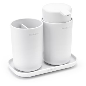 Brabantia ReNew Badeværelsestilbehør 3 Dele, Hvid