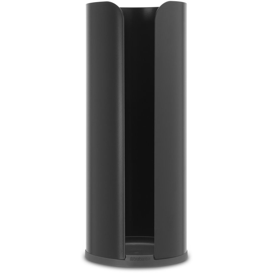 Brabantia ReNew Toiletrulledispenser til 3 Ruller, Mat Sort