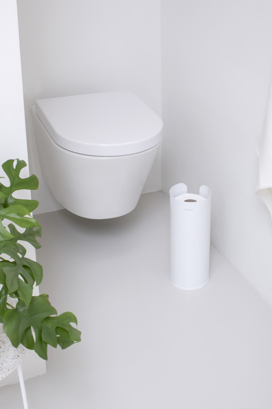 Brabantia ReNew Toiletrulledispenser til 3 Ruller, Hvid