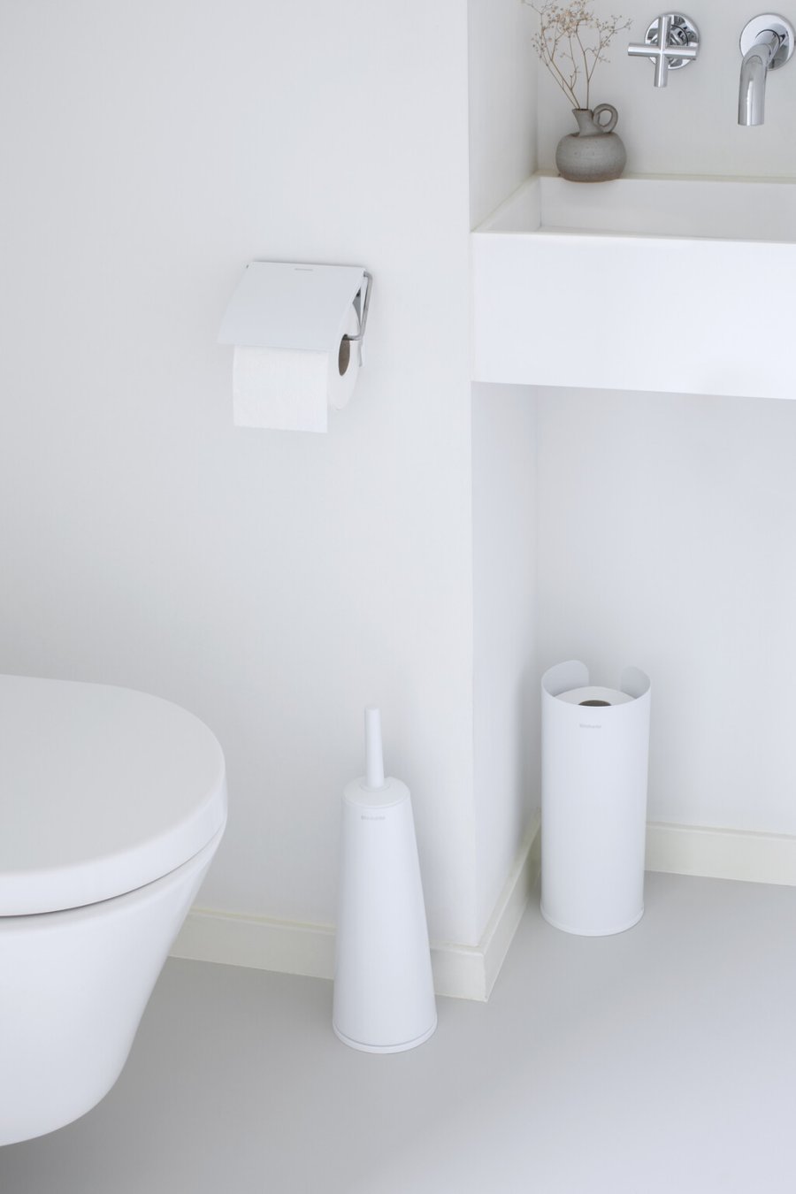 Brabantia ReNew Toilettilbehrsst 3 Dele, Hvid