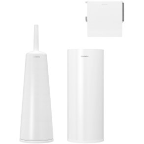Brabantia ReNew Toilettilbehrsst 3 Dele, Hvid