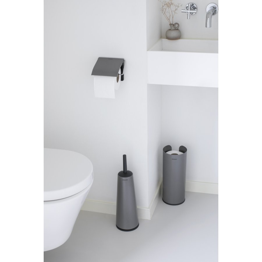 Brabantia ReNew Toilettilbehrsst 3 Dele, Platinum