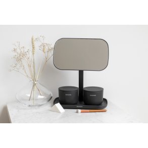 Brabantia ReNew Makeupspejl m. Bakke, Mørkegrå