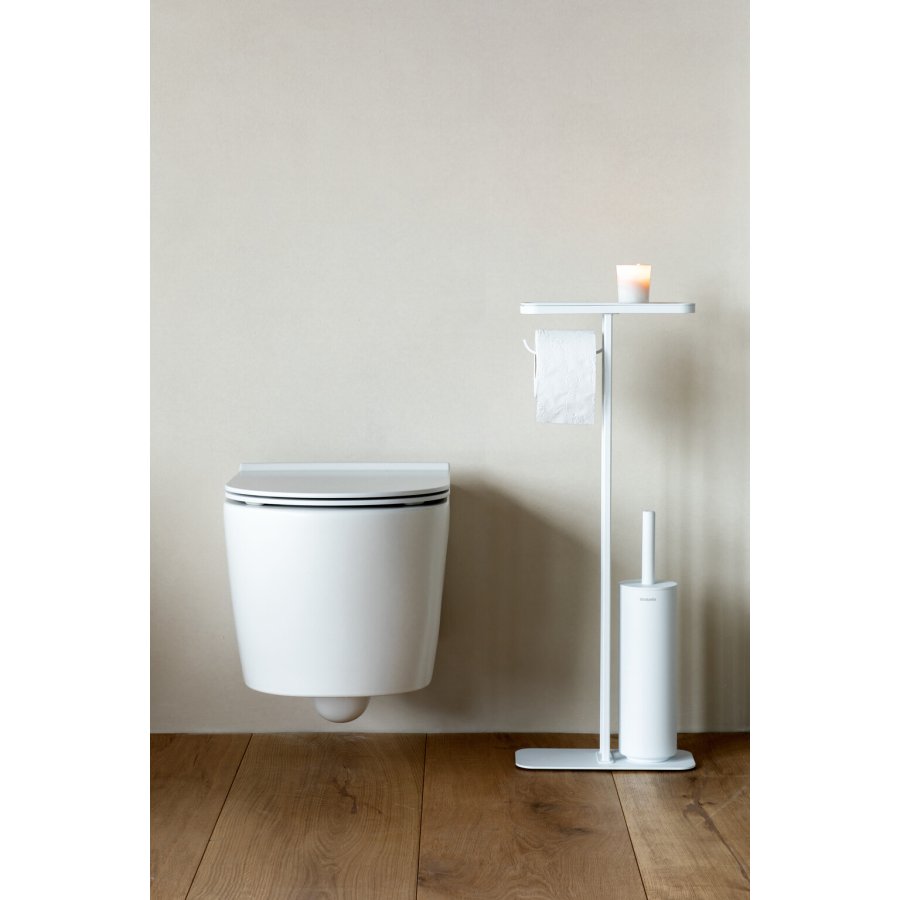 Brabantia Mindset Toilet Butler m. Silikonebrste, Mineral Fresh White