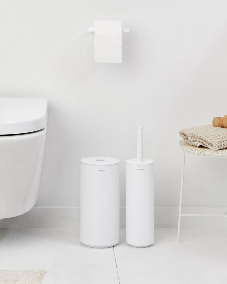 Brabantia Mindset Toiletst 3 Dele, Mineral Fresh White