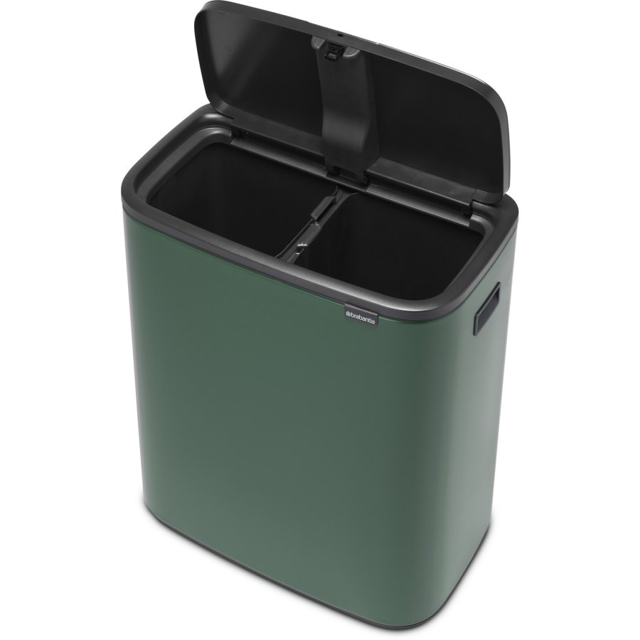 Brabantia Bo Touch Affaldsspand 2x30 L, Pine Green