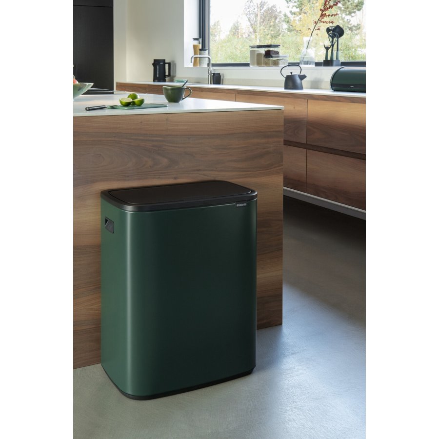 Brabantia Bo Touch Affaldsspand 60 L, Pine Green