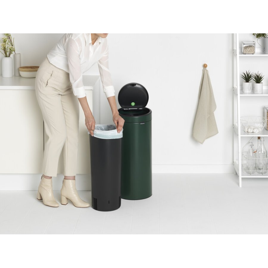 Brabantia Touch Affaldsspand 30 L, Pine Green