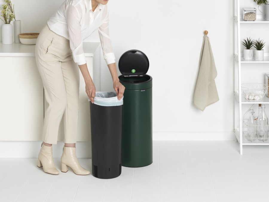 Brabantia Touch Affaldsspand 30 L, Pine Green