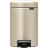 Brabantia NewIcon Pedalspand 3 L, Metallic Gold