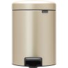 Brabantia NewIcon Pedalspand 5 L, Metallic Gold