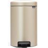 Brabantia NewIcon Pedalspand 12 L, Metallic Gold