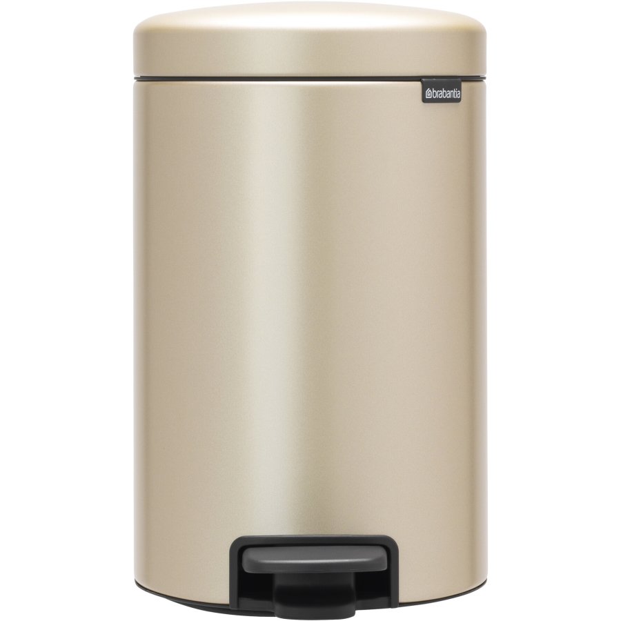 Brabantia NewIcon Pedalspand 12 L, Metallic Gold