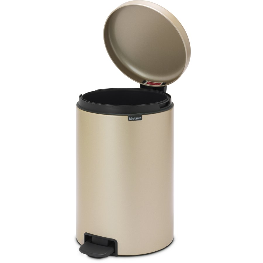 Brabantia NewIcon Pedalspand 20 L, Metallic Gold