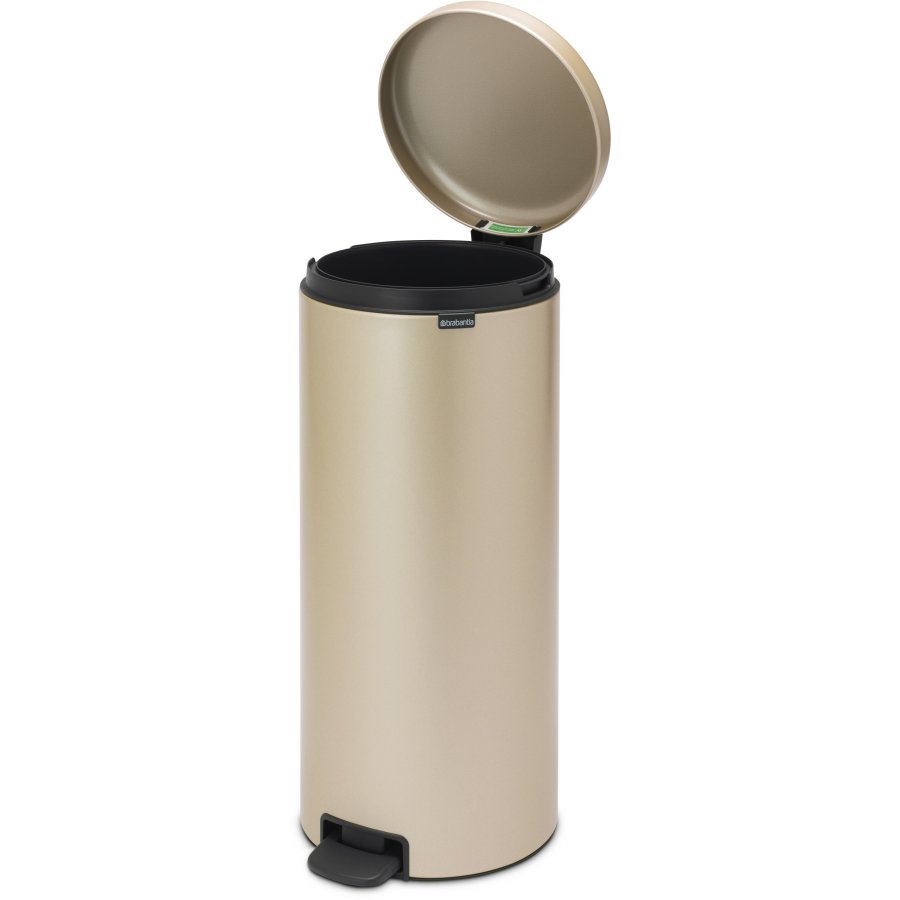 Brabantia NewIcon Pedalspand 30 L, Metallic Gold