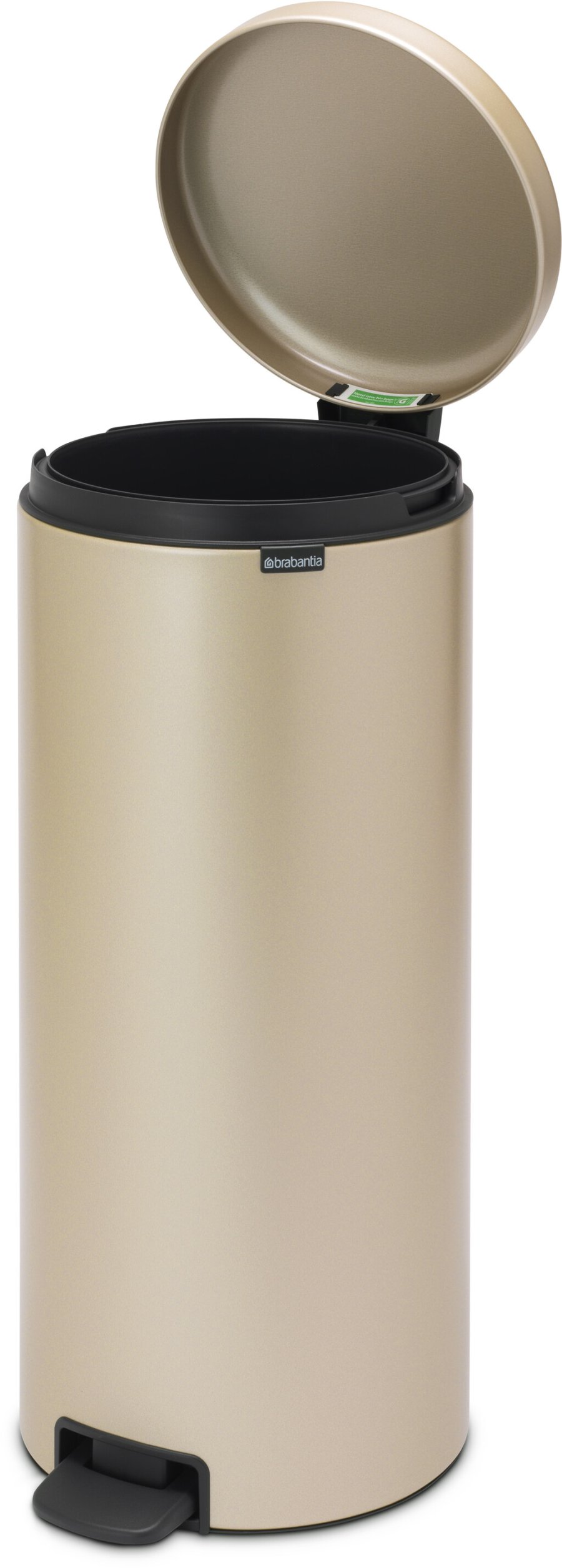 Brabantia NewIcon Pedalspand 30 L, Metallic Gold