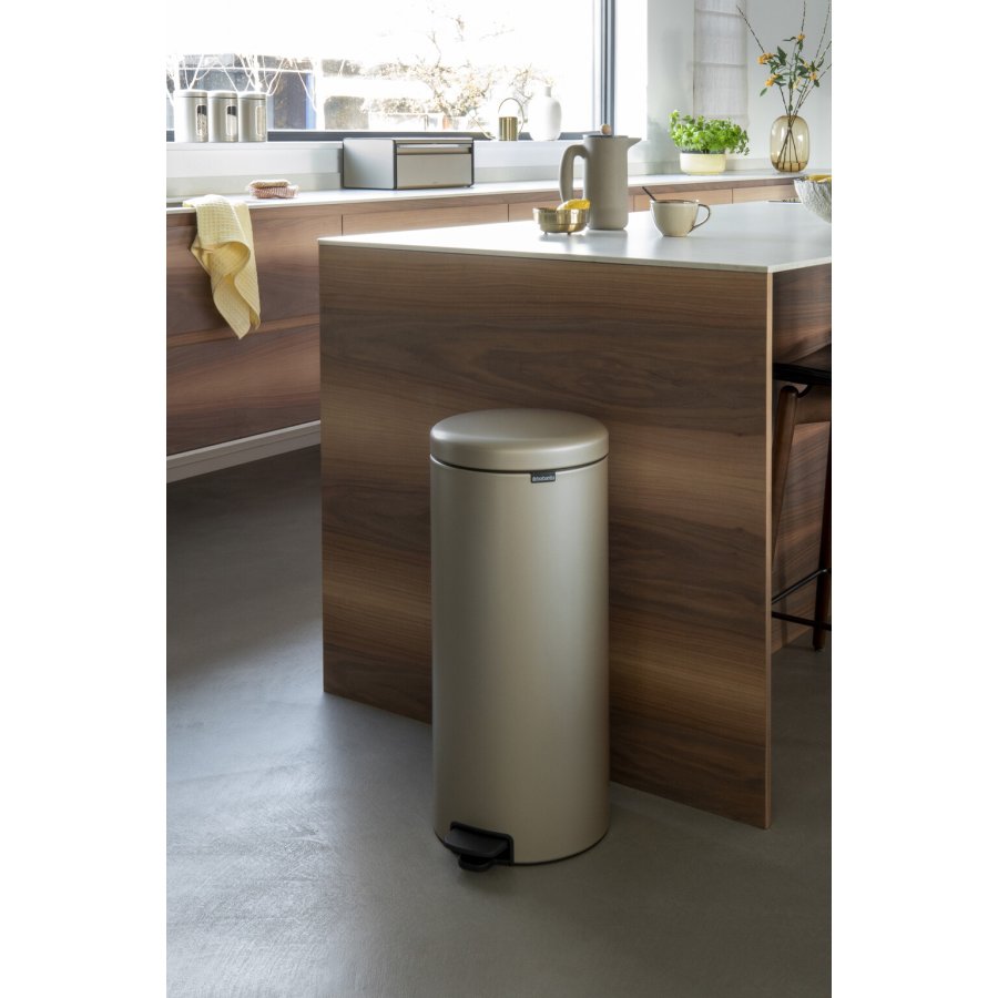 Brabantia NewIcon Pedalspand 30 L, Metallic Gold