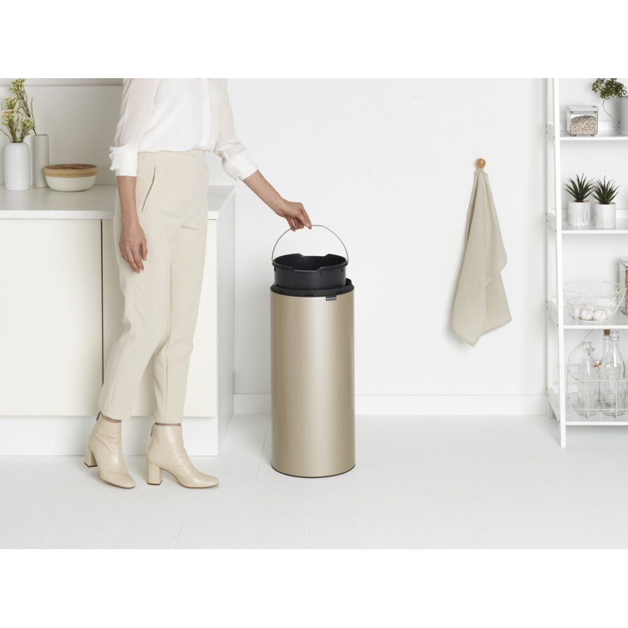 Brabantia Touch Affaldsspand 30 L, Metallic Gold