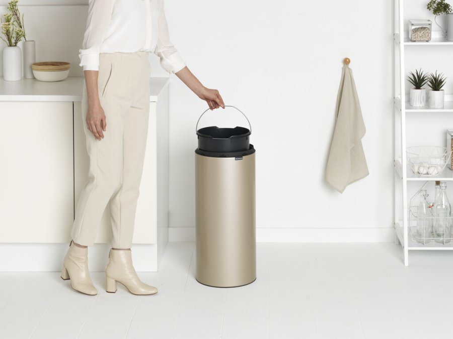 Brabantia Touch Affaldsspand 30 L, Metallic Gold