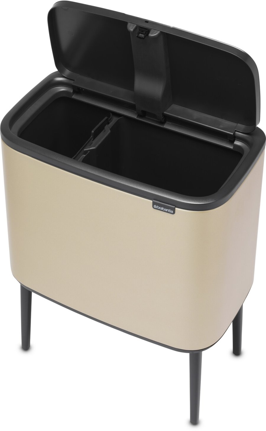 Brabantia Bo Touch Affaldsspand 11+23 L, Metallic Gold