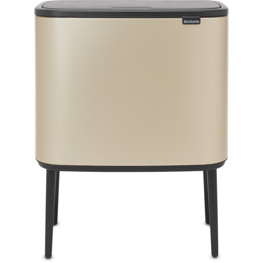 Brabantia Bo Touch Affaldsspand 11+23 L, Metallic Gold