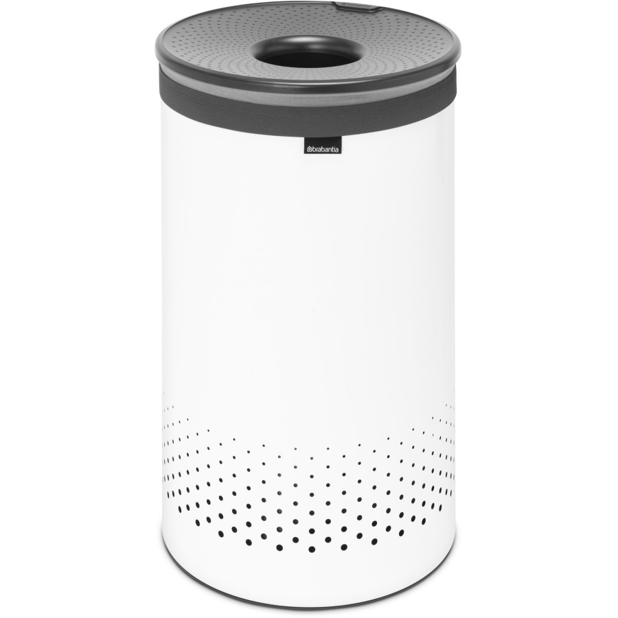 Brabantia Vasketjskurv m. Lg 60 L, Hvid/Sort