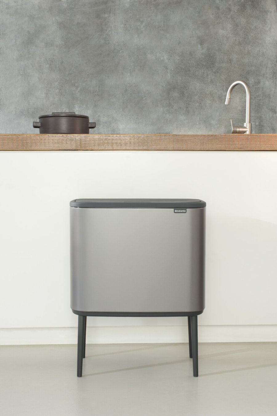 Brabantia Bo Touch Affaldsspand 36 L, Platinum