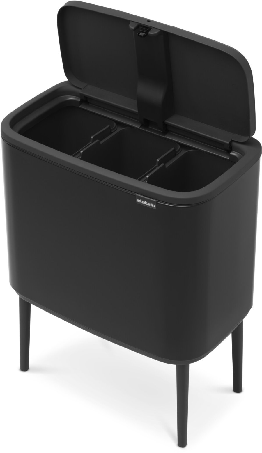 Brabantia Bo Touch Affaldsspand 3x11 L, Mat Sort